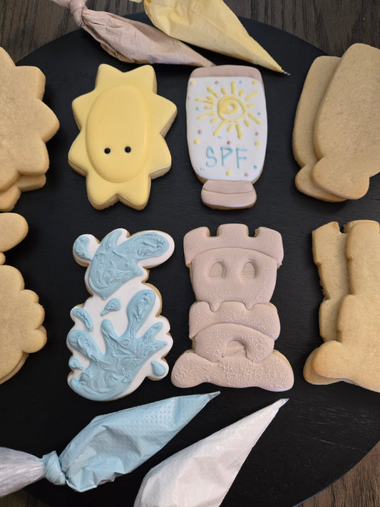 Beach Days Cookie Decorating Kit 🏖️🍪 - Pickup 7/18/25 between 1-3 in Redlands, CA